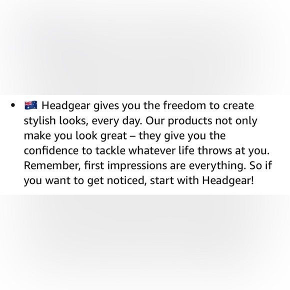 HEADGEAR Australia High Performance Barber Shop Firm Strong Hair Product Bundle - Picture 10 of 10